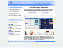 Tablet Screenshot of magicworkstation.com